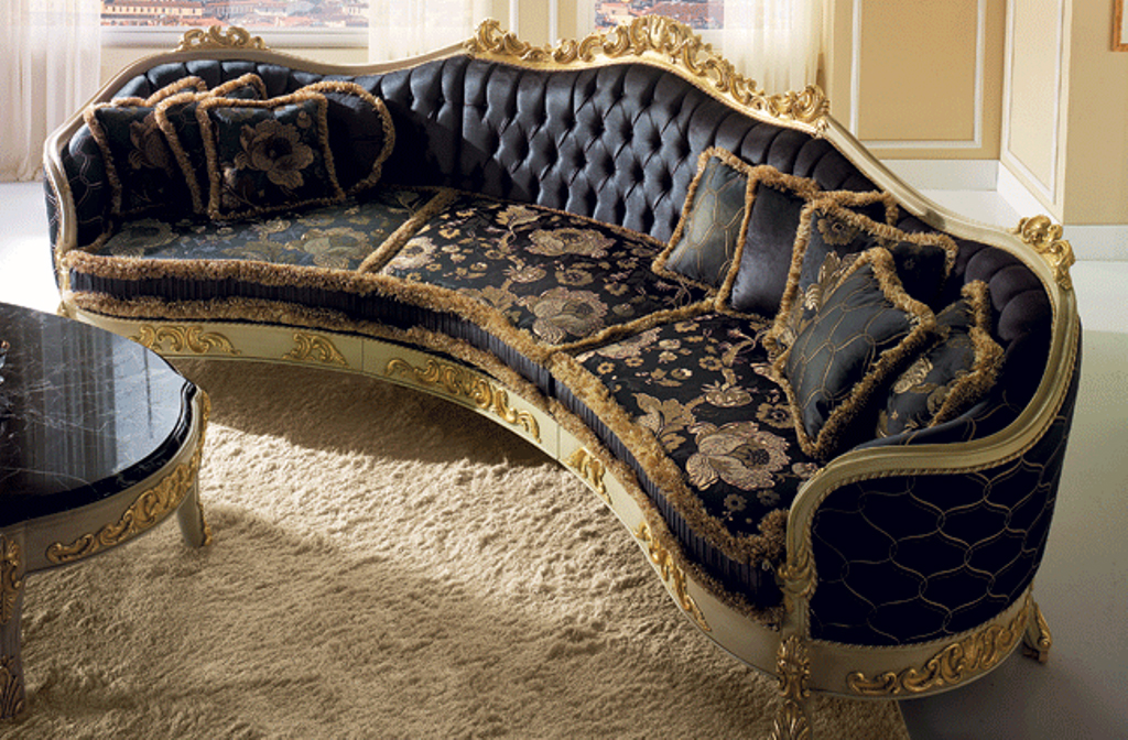 Комплект мягкой мебели Augustus - фабрика Arredo e Sofa. Диван, диван угловой, кресло.