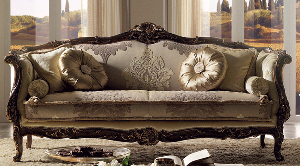 Комплект мягкой мебели Luigi Filippo - фабрика Arredo e Sofa. Диван, диван угловой, кресло.