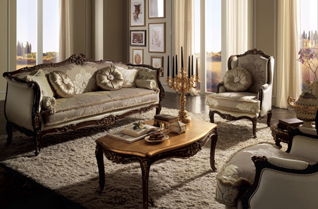 Комплект мягкой мебели Luigi Filippo - фабрика Arredo e Sofa. Диван, диван угловой, кресло.