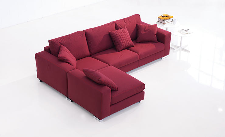 Комплект мягкой мебели Plano - фабрика Biba Salotti. Диван, диван угловой, кресло.