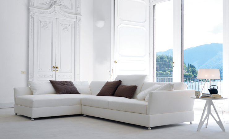 Комплект мягкой мебели Tao marrone - фабрика Biba Salotti. Диван, диван угловой, кресло.