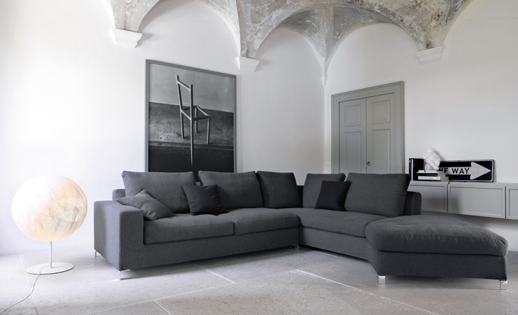 Комплект мягкой мебели Thomas - фабрика Biba Salotti. Диван, диван угловой, кресло.