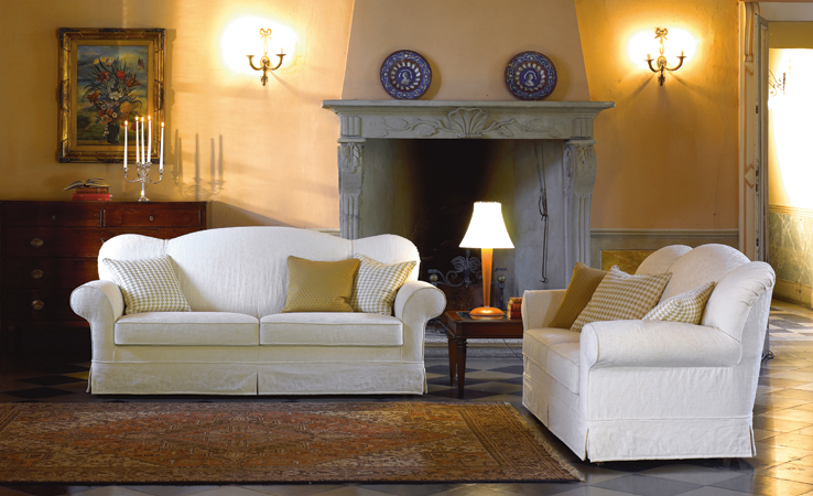 Комплект мягкой мебели Desiderio - фабрика Biba Salotti. Диван, диван угловой, кресло.