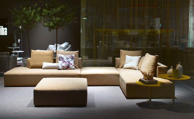 Комплект мягкой мебели Joy - фабрика Biba Salotti. Диван, диван угловой, кресло.