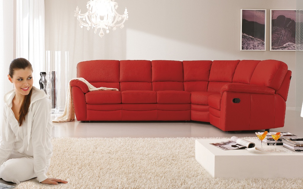 Комплект мягкой мебели CARRARA - фабрика Nicoline. Диван, диван угловой, кресло.