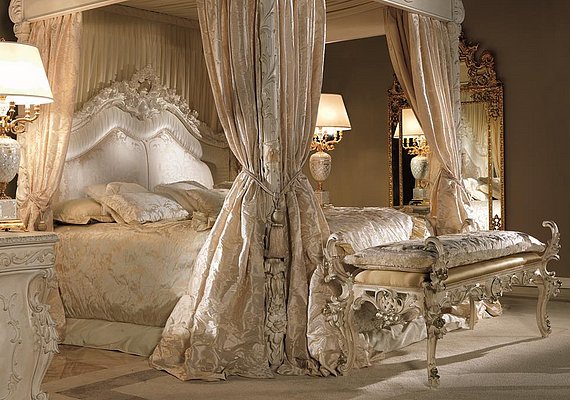 Итальянские кровати в классическом стиле. Фабрика Zanaboni