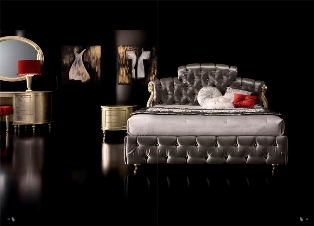 Итальянская мебель для спальни от Paolo Lucchetta. Кровать Stefany