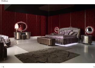 Итальянская мебель для спальни от Paolo Lucchetta. Кровать Zarina