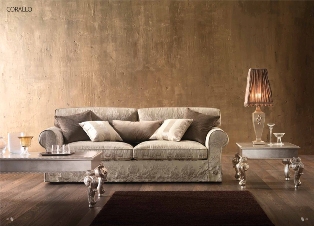 Итальянская мягкая мебель Corallo от Paolo Lucchetta. Диван, кресло