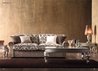 Итальянская мягкая мебель Turchese от Paolo Lucchetta. Диван, кресло