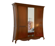 Шкаф 3-х дверный с зеркалом «Капри» / «Capri» ART. KP202