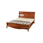 Кровать с деревянным изголовьем Вивере