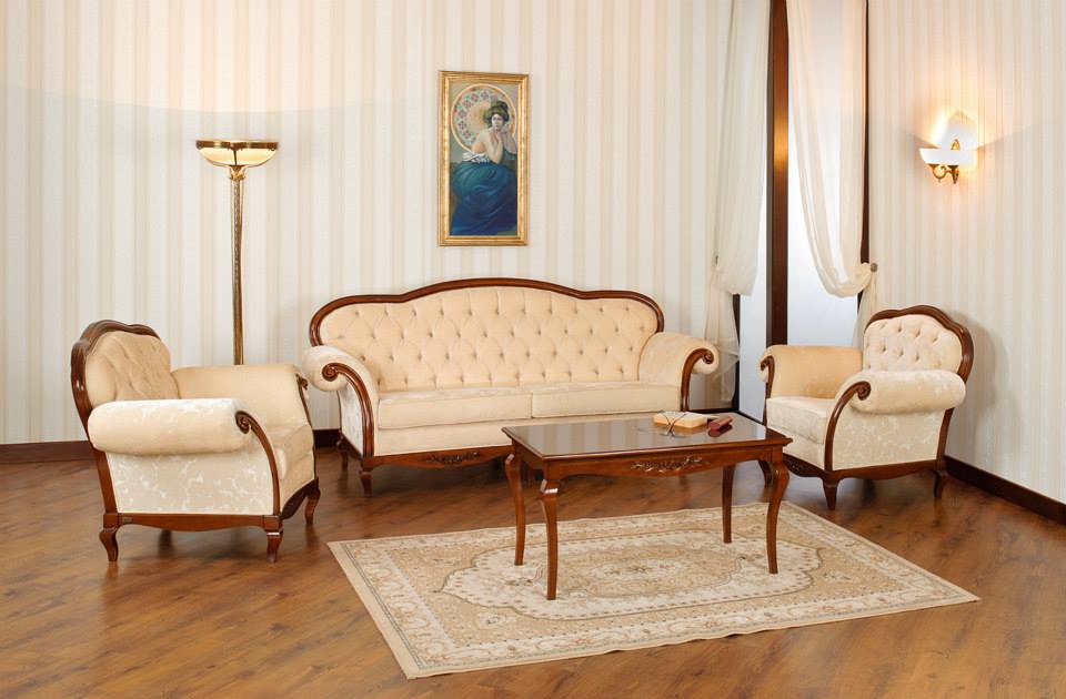 Румынская мягкая мебель для холла Вивере