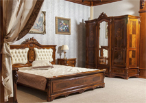 Румынская мебель для спальни. Спальный гарнитур «Мара Белла» / «Mara Bella» фабрика Норд Симекс