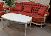 Румынская мягкая мебель для холла «Тамара» цвет «крем»