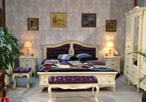 Румынская мебель для спальни «Регаллис» цвет «крем»