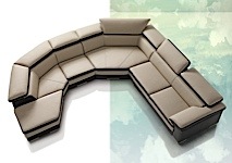 Угловой диван Samoa. Румынская мягкая мебель в стиле модерн от фабрики Romeuro
