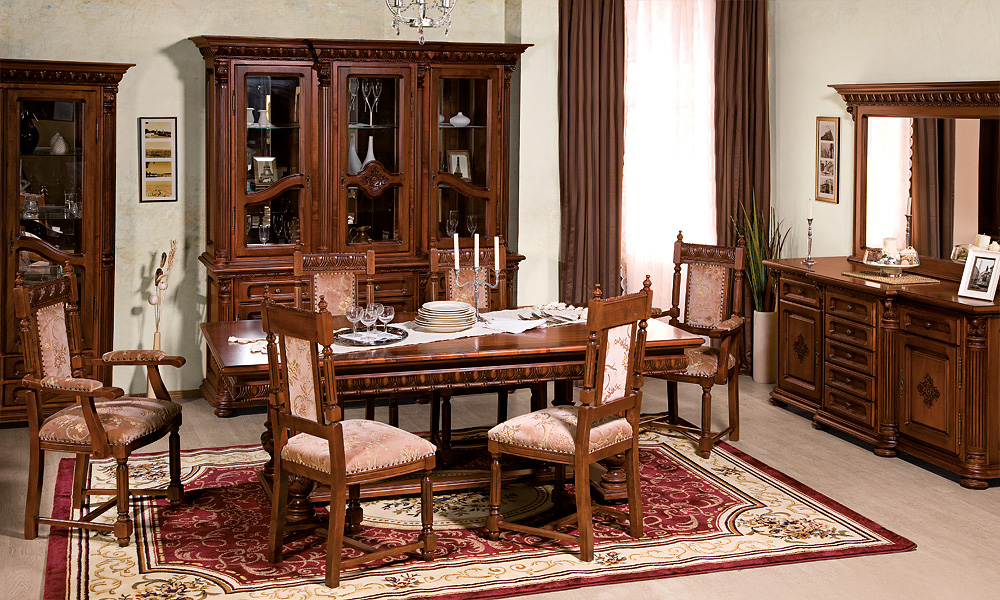 Румынская мебель для гостиной комнаты Венеция Люкс