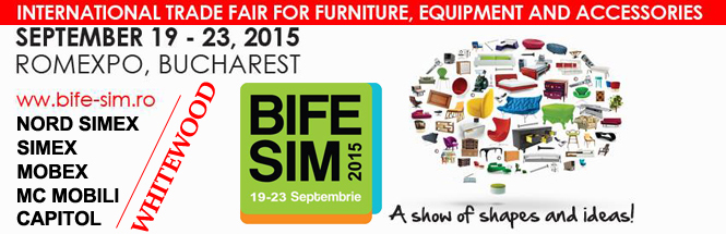 Выставка мебели Bife Sim 2015 в Бухаресте 19-23 сентября 2015 года